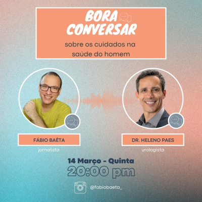 episode Bora conversar com o Dr. Heleno Paes (médico urologista) artwork