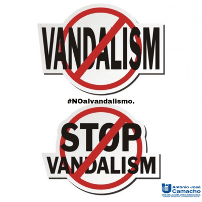 No Al Vandalismo.