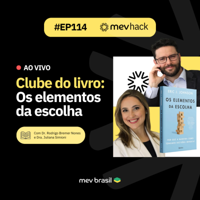 episode AO VIVO | Análise do livro Elementos da Escolha | Dra. Juliana e Dr. Rodrigo artwork