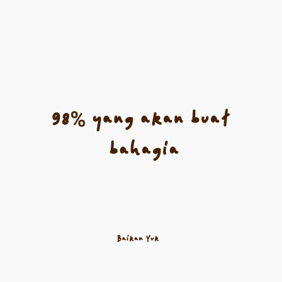 episode 98% Yang Buat Bahagia artwork
