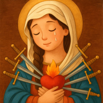 episode Historier fra Maram: De syv sverdene i Marias hjerte artwork