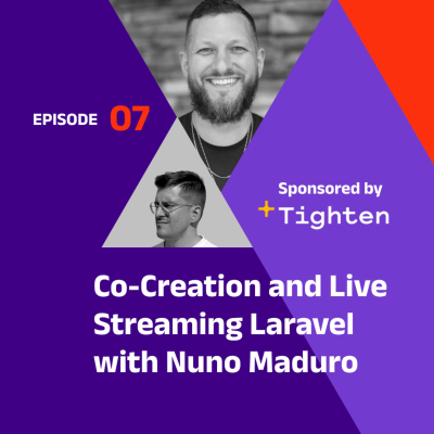 episode Co-Creation and Live Streaming Laravel with Nuno Maduro artwork