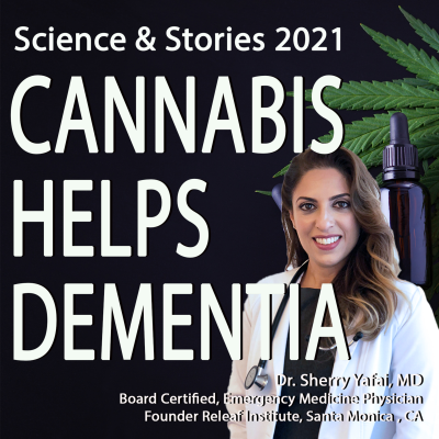 episode Dr. Sherry Yafai, MD Board Certified ER Physician, Cannabis Clinician, Educator and Researcher at Releaf Institute, Santa Monica, CA artwork