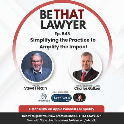 episode Charles Gallaer: Simplifying the Practice to Amplify the Impact artwork