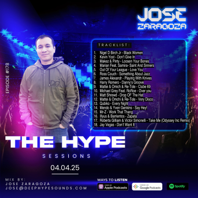 episode 178: Jose Zaragoza - The Hype Sessions Volume # 178 artwork