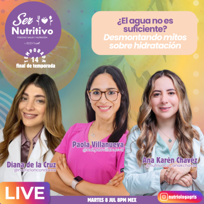 episode 💧 ¿El agua no es suficiente? Desmontando mitos sobre hidratación: 🎙️ Episodio especial en vivo de cierre de temporada artwork