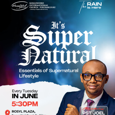 episode It's Supernatural Part IV || Pastor Joel Udegbe || artwork