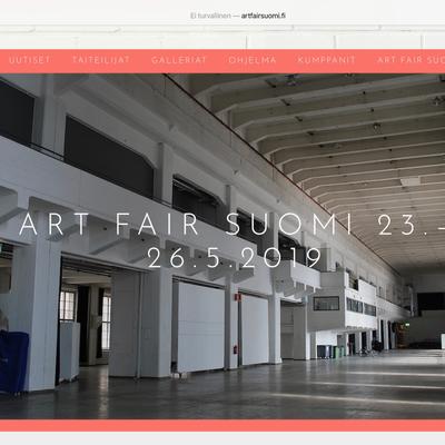 episode Artist discussion at Art Fair Suomi 2019 : Beyond visual. artwork