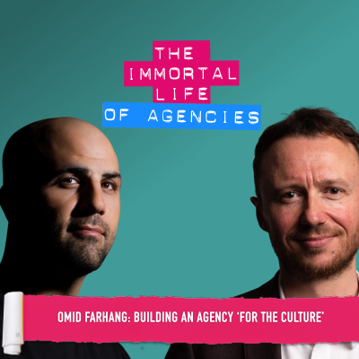 episode Majority's Founder & CEO: From phoney to fearless: building an agency ‘for the culture’ - Omid Farhang artwork