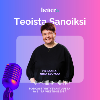 episode Arvoketju ja vastuullisuusvaluma: suuryritysten vastuullisuustyön haasteet | Vieraana Nina Elomaa, S-ryhmä artwork