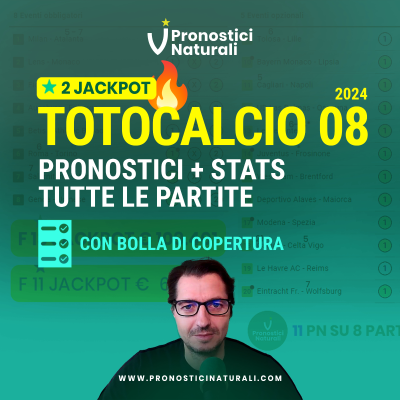 episode Totocalcio 8 con 2 Super Jackpot +170K Formula 13 e 11 Tutti i Pronostici + Bolla Copertura artwork