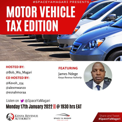 episode #SpaceYaMagari : Motor vehicle TAX edition, Kenya with KRA. artwork