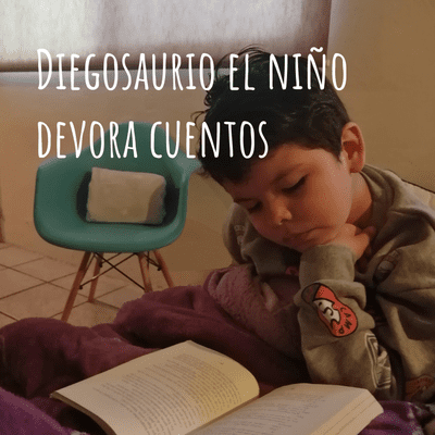Diegosaurio el niño devora cuentos