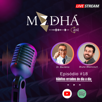 episode [MedháCast #18] Hábitos errados do dia a dia "Dr. Bactéria" artwork