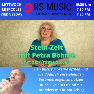 STEIN-ZEIT mit Petra Böhme und Runar Schlag