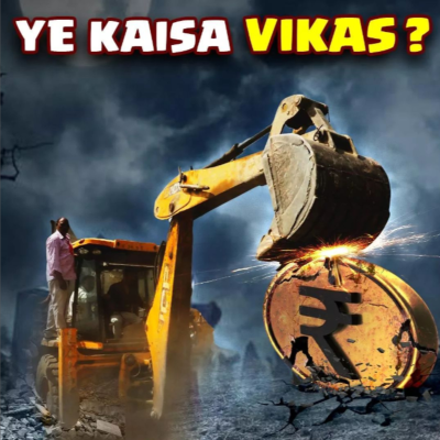 episode Communal Bulldozer Vs. Bullet Train of Vikas | Who's Winning as per Govt Numbers? artwork