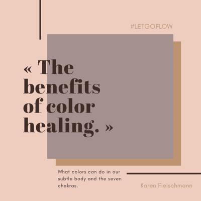 episode "letgoflow" COLOR HEALING artwork