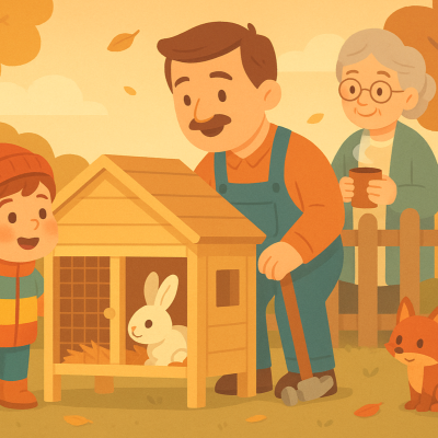 episode Hase Hoppel bekommt ein Winterhaus | „Gute Nacht“-Geschichte artwork