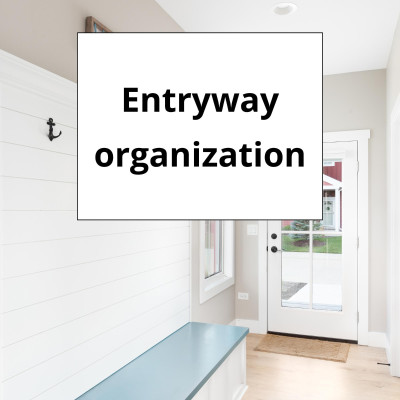 episode Entryway organization (mudroom organizing ideas) artwork