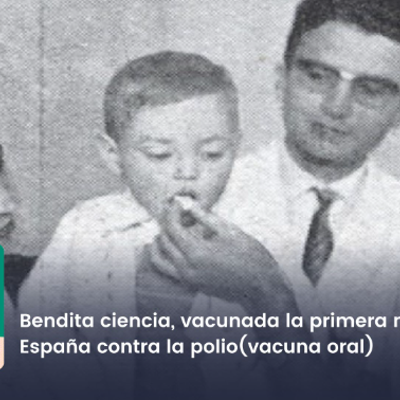 episode Acontece que no es poco | Bendita ciencia, vacunada la primera niña en España contra la polio (vacuna oral) artwork