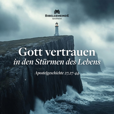 episode Gott vertrauen in den Stürmen des Lebens - Weitere Predigten artwork