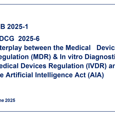 episode MDCG2025-6-Interplay Between MDR, IVDR, and the AI Act artwork