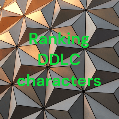 Ranking DDLC characters