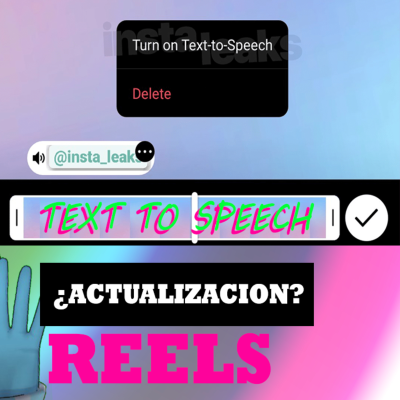episode NUEVA ACTUALIZACIÓN ¿Ahora podrás tener texto hablado en REELS? #Text-To-Speech #Siri #EFFECT Nueva on REELS #INSTAGRAM Text-To-Speech #EFFECTVOICES artwork