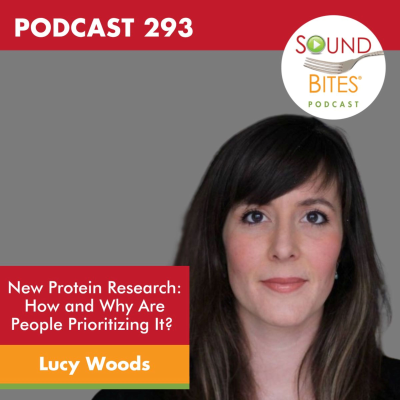 episode 293: New Protein Research: How and Why Are People Prioritizing It? – Lucy Woods artwork