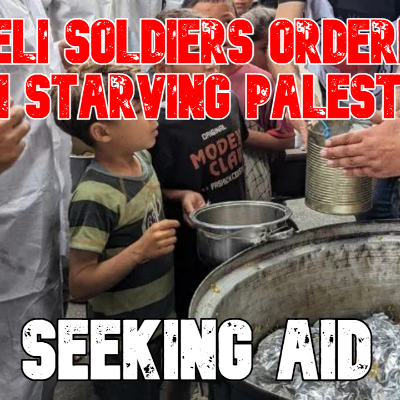 episode Israeli Soldiers Ordered to Fire on Starving Palestinians Seeking Aid artwork