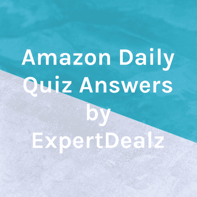 episode Amazon Quiz Answers Today for 29 August 2020 artwork