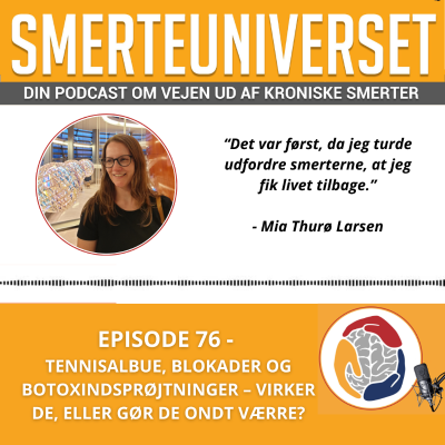 episode Episode 76 – Tennisalbue, blokader og botoxindsprøjtninger – virker de, eller gør de ondt værre? artwork