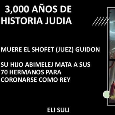 episode SHOFETIM 1 : ABIMELEJ EL “5 SHOFET” (juez) ASESINA A SUS 70 HERMANOS PARA CORONARSE COMO REY artwork