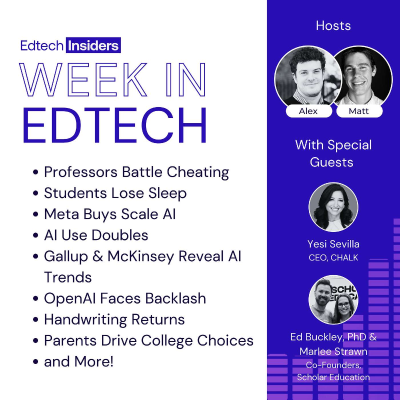 episode Week in Edtech 6/18/25 (Part 2): Featuring Special Guests Yesi Sevilla of Chalk and Ed Buckley & Marlee Strawn of Scholar Education artwork