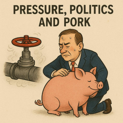 episode Pressure, Politics & Pork artwork