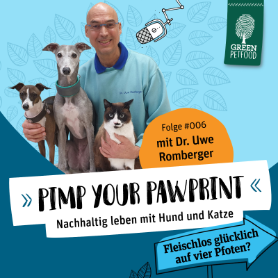 episode #006 🐾Fleischlos glücklich auf vier Pfoten? 🐾 Mit Dr. Uwe Romberger artwork