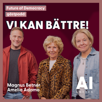 episode Gästpodd: Vi kan bättre – Amelia Adamo och Magnus Betnér artwork