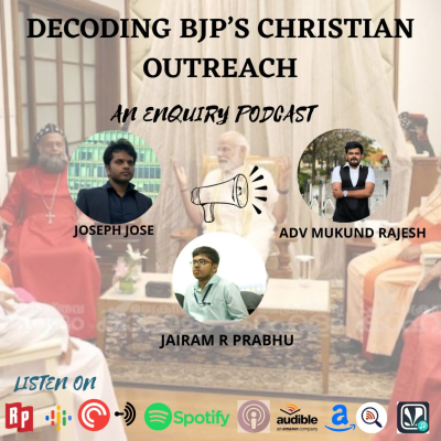 episode BJP's Christian Outreach Podcast and Election's 2024 artwork