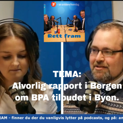 episode Marte og Stig om alvorlig kritisk rapport i Bergen om BPA tilbudet i byen artwork