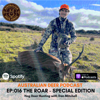 episode EP:016 The Roar Special Edition Hog Deer Hunting with Dan Mitchell artwork