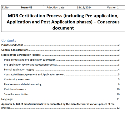 episode Team-NB MDR Certification Consensus artwork