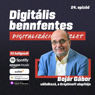 episode "Empátia a felhasználóval és az informatika lényegének megértése' | Beszélgetés Bojár Gáborral, a Graphisoft alapítójával artwork