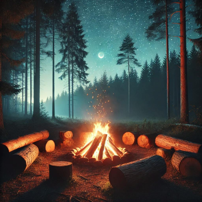 episode Hören Sie ein LAGERFEUER für völlige Entspannung artwork