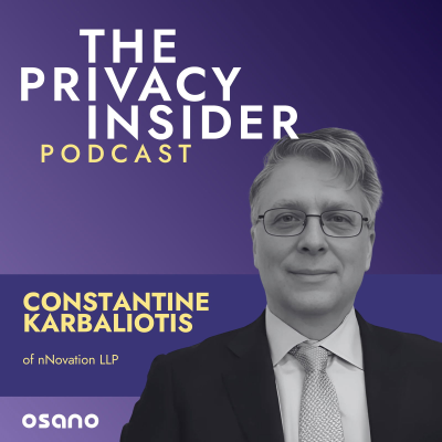 episode The Pig Around the Corner: Privacy and Trade with Constantine Karbaliotis of nNovation LLP artwork