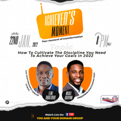 episode How to develop the discipline you need to achieve your goals with Femi Babatunde (Performance Coach) artwork