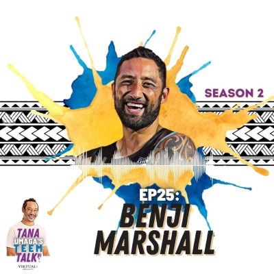episode Ep 25 Benji Marshall - Captained the Kiwis Rugby League team a record 25 times, 2008 Rugby League World Cup winner, NRL Premiership winner, Golden Boot recipient for Best Player in the World, TV Personality with his own show, West Tigers Ambassador. artwork