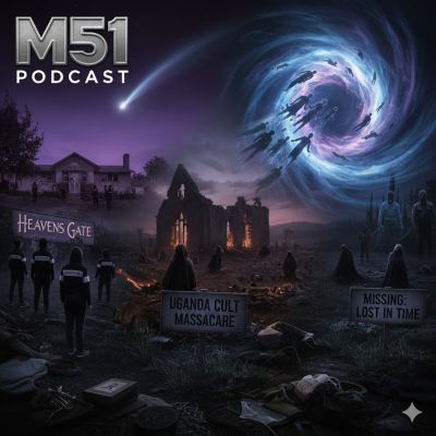 episode M51 T9X15 Desaparecer Creyendo, Tres Cultos, Fe y Personas Borradas del Mundo. artwork