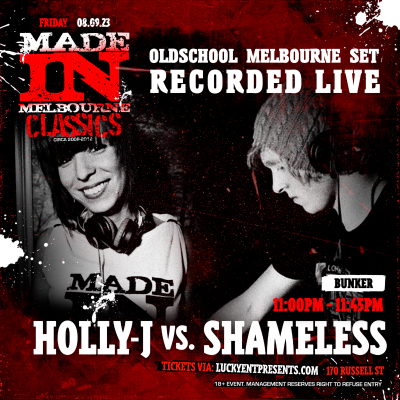 episode Episode 50: Holly-J x Shameless | Made In Melbourne | Full Live Set [Sept 2023] artwork