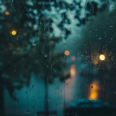 Cover image Rainy Nights - Gentle Thunderstorm Sleep Sounds