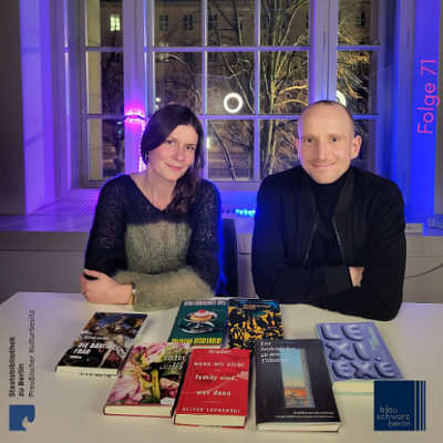 episode blauschwarzberlin. Der Literaturpodcast Folge #71 artwork